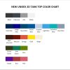 tank top color chart - Blackpink UK Store